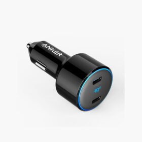Anker USB C Car Charger, 40W 2-Port PowerIQ 3.0 Type C Car Adapter, PowerDrive III Duo with Power Delivery for iPhone 14 13 12 11 X XS Pro Max mini, Galaxy S22/S20/S10, Pixel, iPad/iPad mini, and More