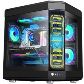 WJCOOLMAN Y40 LCD BLACK MID TOWER CASE - كيس مع شاشه