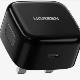 UGREEN 20W PD USB-C Fast Charger UK - Black