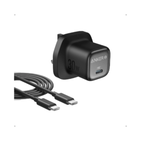 The Anker 323 Charger 33W with 3ft USB-C to Lightning Cable in White is a high-performance charging solution designed to deliver fast and efficient power to your Apple devices. This set includes a compact 33W wall charger and a 3-foot USB-C to Lightning cable, ensuring you have everything needed for quick and convenient charging at home or on the go.  Features:  Powerful 33W Charger Included 3ft USB-C to Lightning Cable Fast Charging Technology Compact and Lightweight Design Universal Compatibility