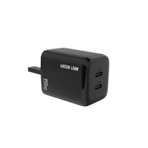 Green Lion 40W Dual PD Wall Charger  - Black