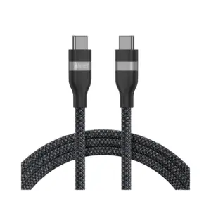 Anker USB-C to USB-C Cable (6 ft, 240W, Upcycled-Braided)