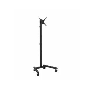 SKILL TECH Economy Compact TV Cart Stand with Height Adjustment, Tilt & Rotation Support (13"–50") | SH 6222FS