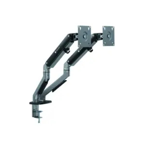 WJ Coolman Pro Spring Assisted DUAL Gaming Monitor Arm – Black | WJ-MMOUNT-PRO-2101