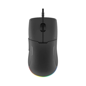 Xiaomi Gaming Mouse Lite, 220 IPS Tracking Speed, 6200 DPI Sensitivity, 5 Adjustable Levels of DPI, 72g Mouse Weights, Flexible Braided Sleeve, Black