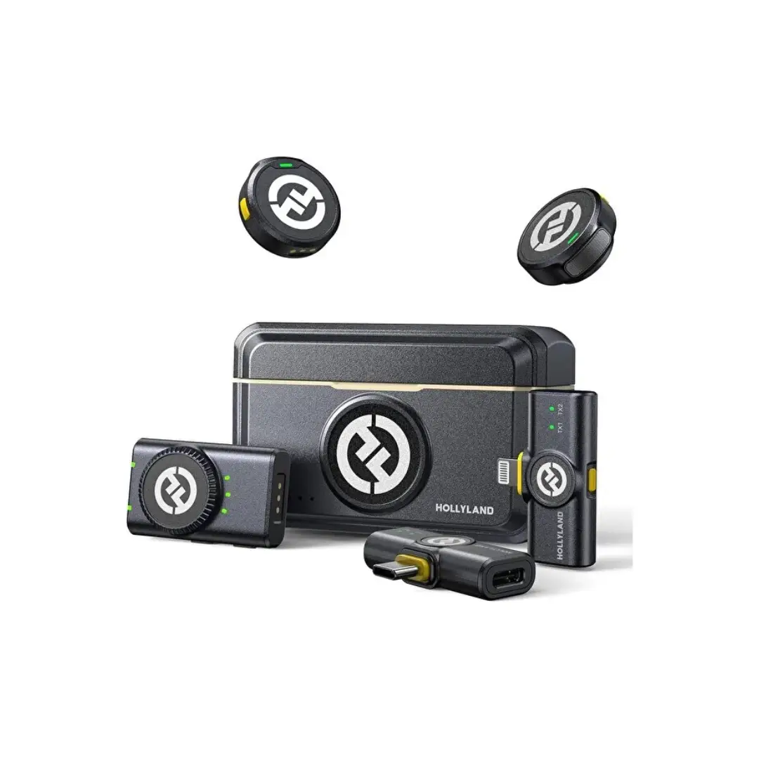 HollyLand LARK M2 Wireless Microphone for iPhone, Android and Camera, 48KHz 24Bit Hi-Fi Audio - Image 2