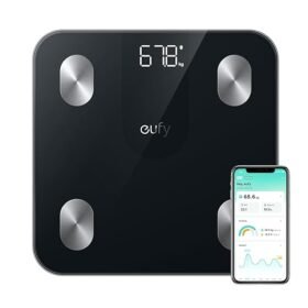 eufy Smart Scale A1 with Bluetooth, Body Fat Scale, Wireless Digital Bathroom Scale, 12 Measurements, Weight/Body Fat/BMI, Fitness Body