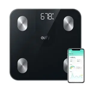 eufy Smart Scale A1 with Bluetooth, Body Fat Scale, Wireless Digital Bathroom Scale, 12 Measurements, Weight/Body Fat/BMI, Fitness Body