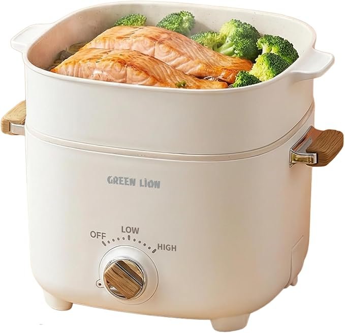 Green Lion Multi-Pot Electric Cooker - White - Image 5