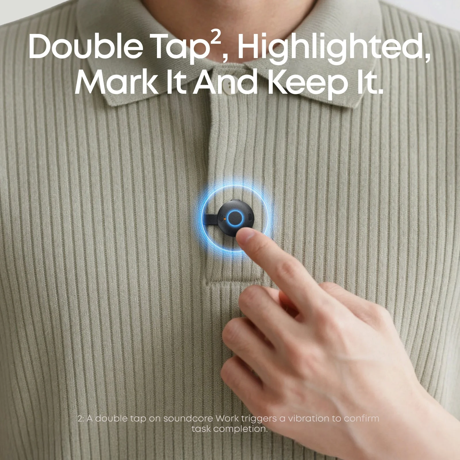 Anker soundcore Work The World's First Coin-Sized AI Voice Recorder - Image 2