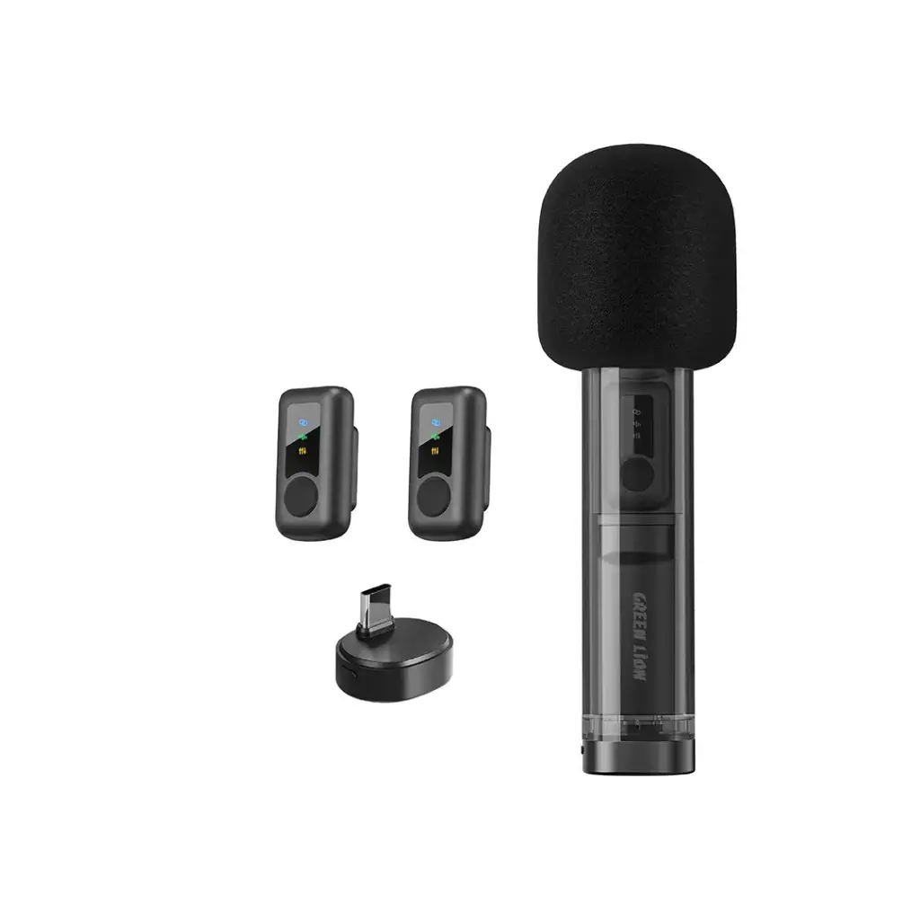 Green Lion GM-94X Wireless Microphone - Black - Image 2