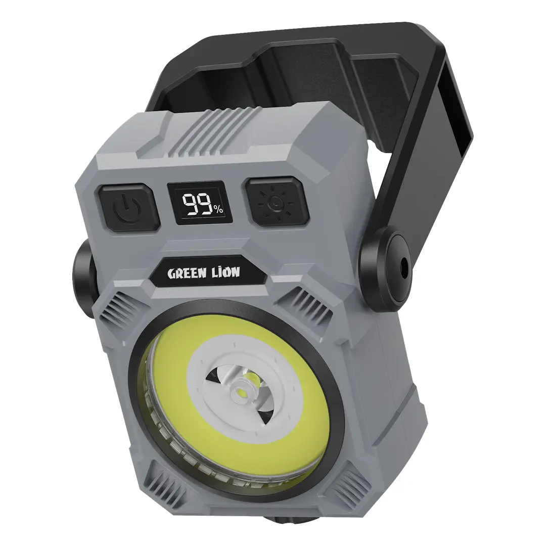 Green Lion Mini LED Rechargeable & Dual Color Light - Black - Image 2