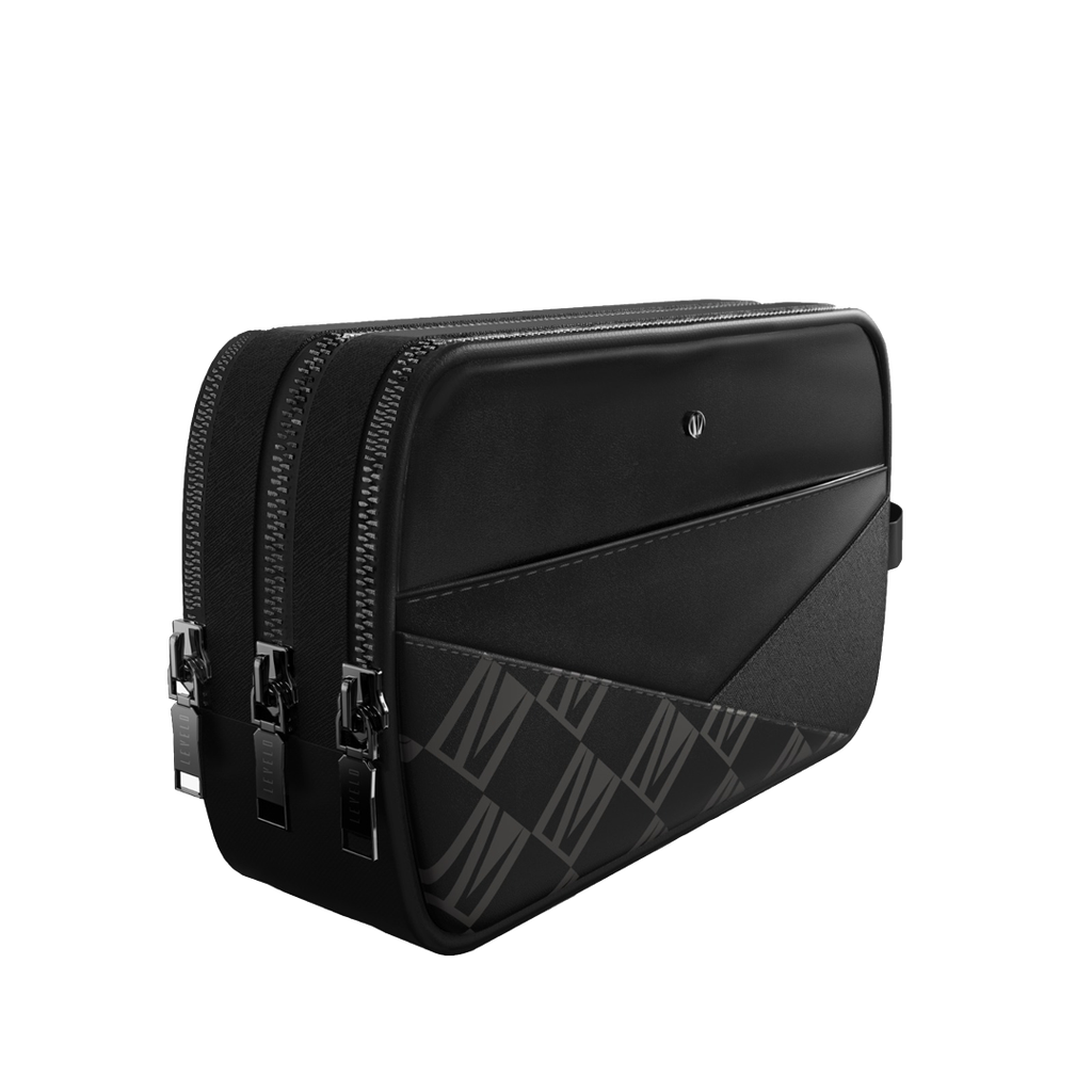 Levelo Poche Pouch With LVL Signature Logo - Black - Image 2