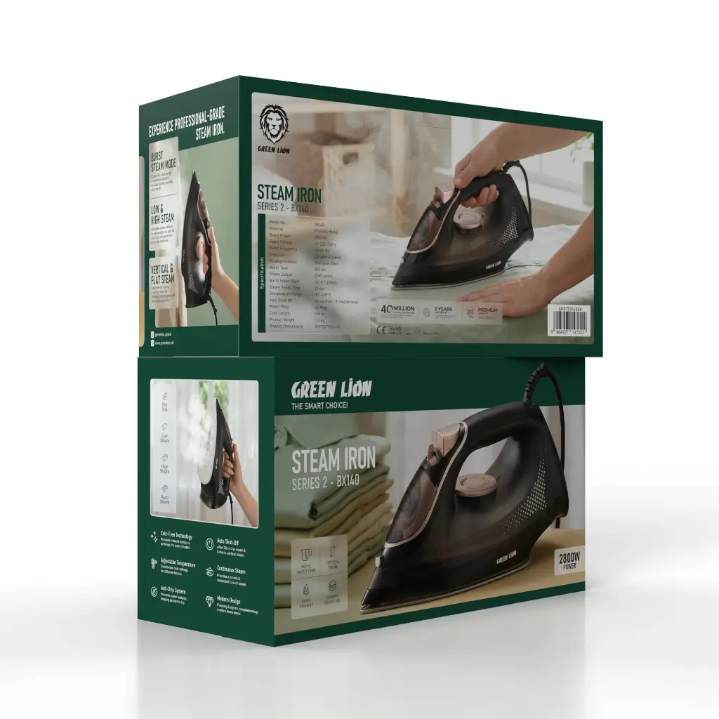 Green Lion STEAM IRON Series 2 - BX140 Electric Iron Box - Image 11