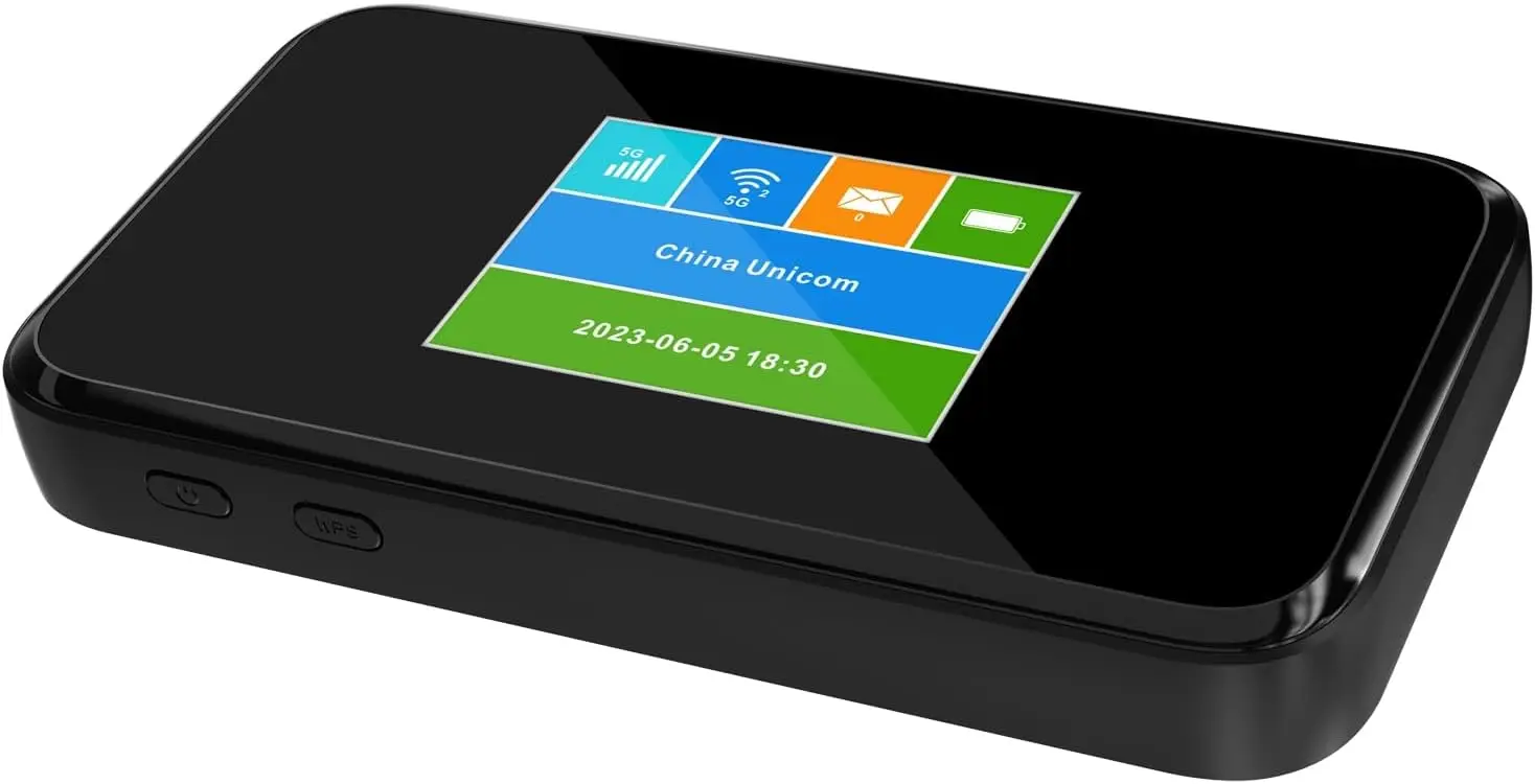 Porodo Portable MiFi 5G Wireless Router 5000mAh - Black - Image 7