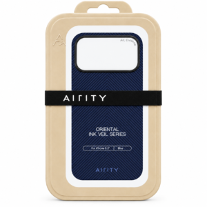 AIRITY ORIENTAL INK VEIL SERIES iPhone 18 Pro case Blue