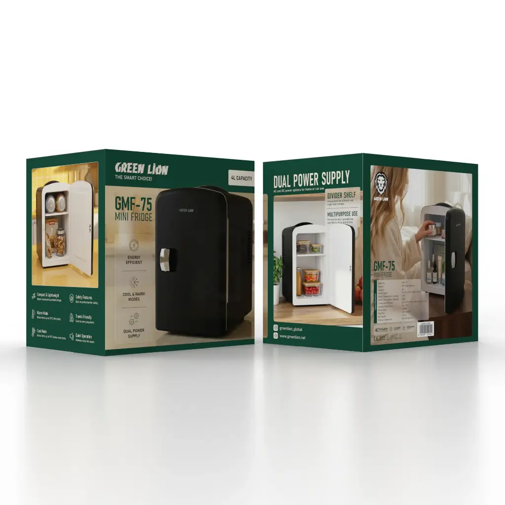 Green Lion GMF-75 Mini Fridge - Black - Image 6