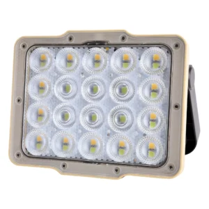 Green Lion Solar Flood Light with 4800mAh Battery &amp; 43 LED Beads - Black