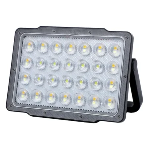 Green Lion Solar Flood Light with 7200mAh Battery &amp; 59 LED Beads- Black