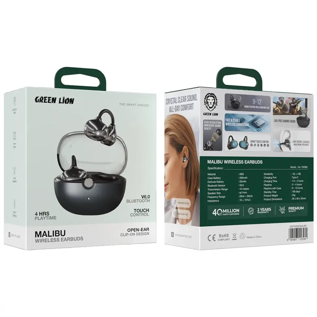 Green Lion Malibu Wireless Earbuds - Image 3