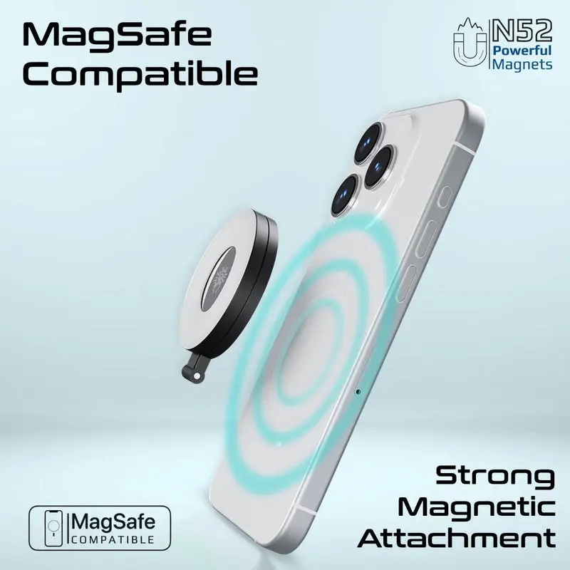 PROMATE Ultra-Slim MagSafe Compatible Rechargeable LED Ring Light - Image 7