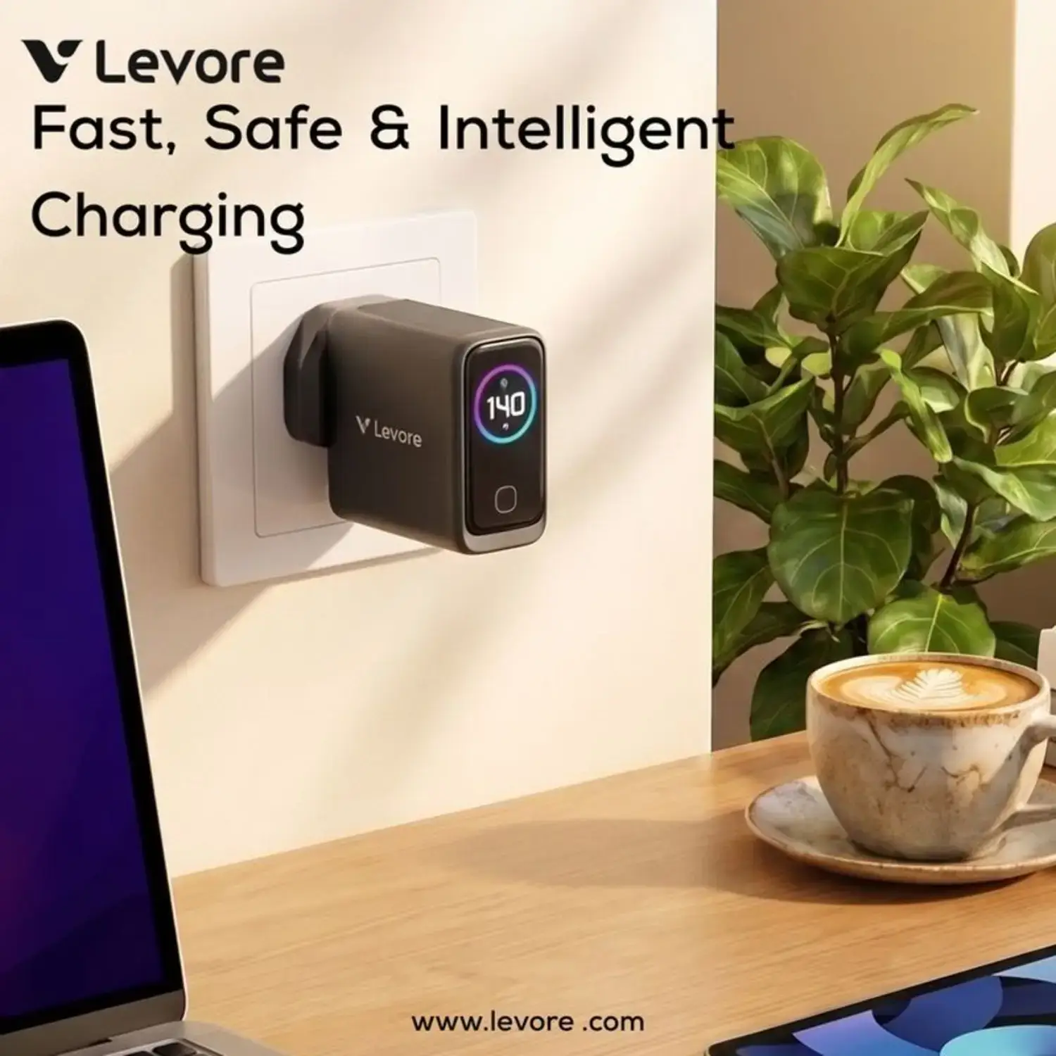Levore One X Series AI Fast Charger Black – LGW181 - Image 5