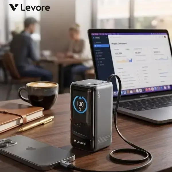 Levore One X Series Power Bank 10000mAh Grey – LPR11 - Image 4