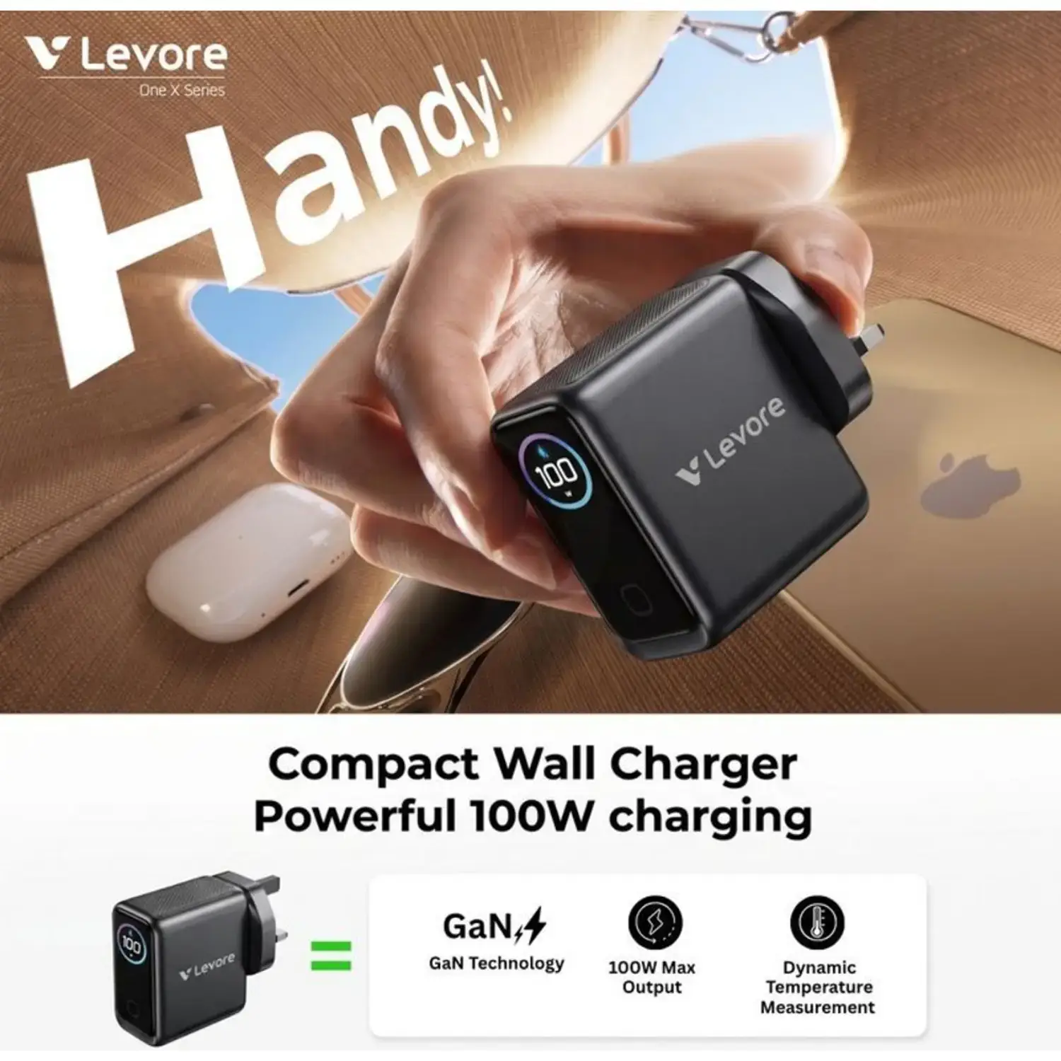 Levore One X Series AI Fast Charger Black – LGW171 - Image 4