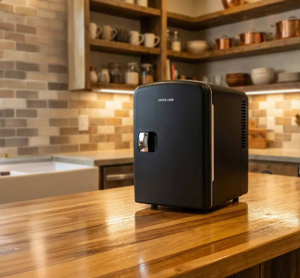 Green Lion GMF-75 Mini Fridge - Black - Image 4