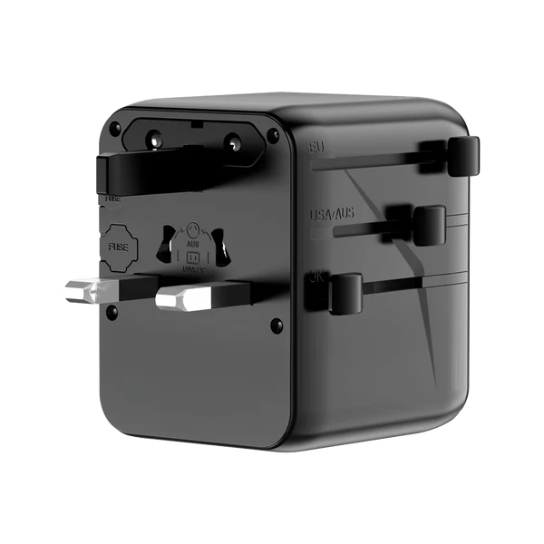 my candy 25W International Travel Adaptor ITC-D125 Black - Image 4
