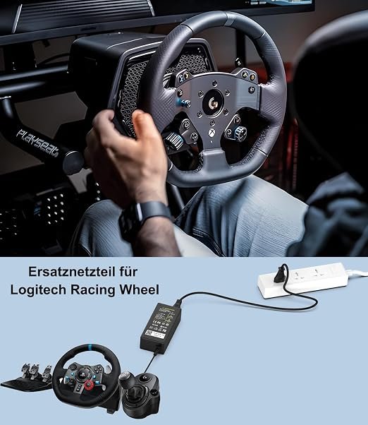 24V Charger for For Logitech G25 G27 G29 G920 G940 Steering Wheel Racing DA-42H24, AD10110LF, 190211-0010, 190211-A030 - Image 4