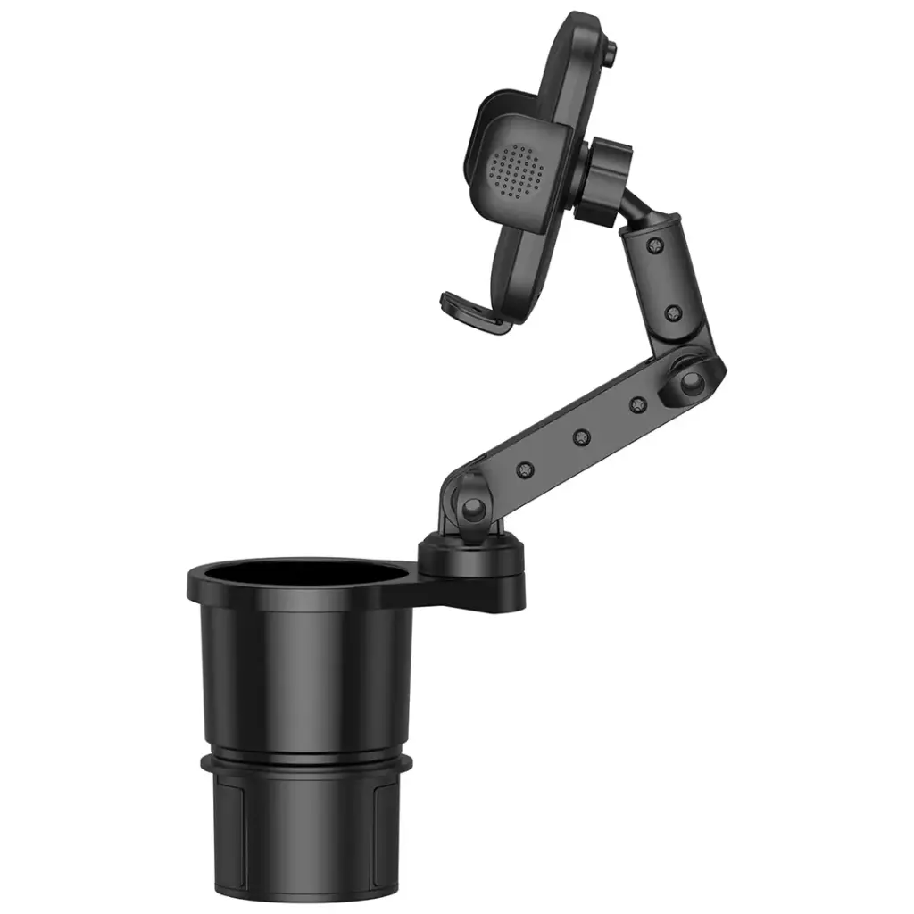 Green Lion 2-In-1 Flexgrip Car Cup Holder & Phone Mount - Black - Image 6