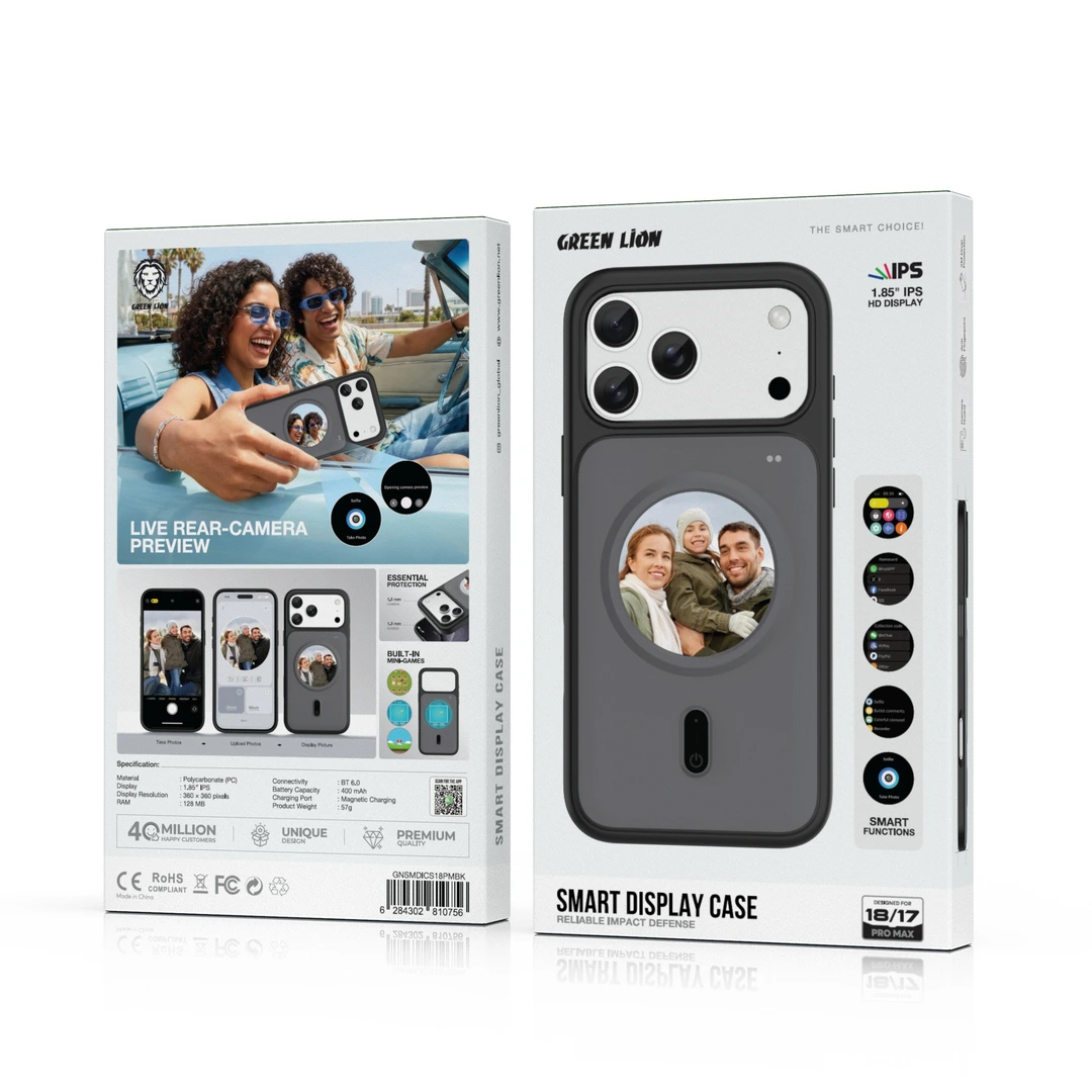 Green Lion Smart Display Case with Reliable Impact Defence for iPhone 18/17 Pro Max - Image 2