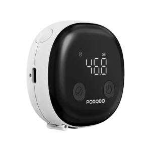 Porodo Metrice Smart Body Tape Measure with Tracking Application Support- White