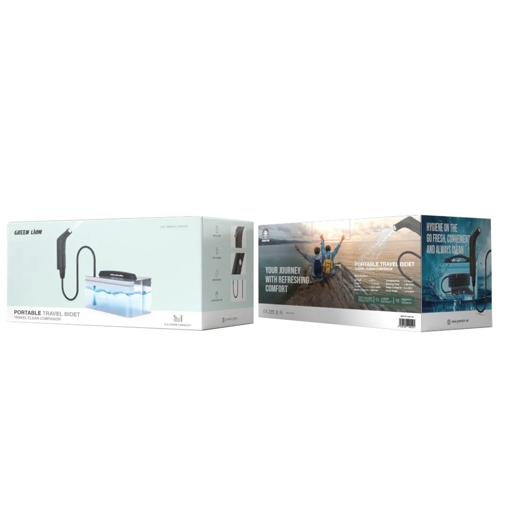 Green Lion Portable Travel Bidet - Black - Image 3