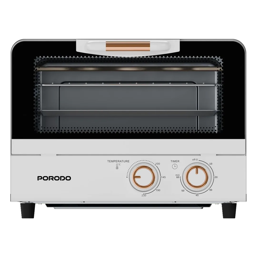 Porodo Lifestyle Novan Compact Electric Oven with Multi-Function Cooking - Beige