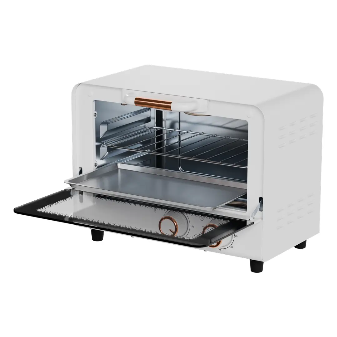 Porodo Lifestyle Novan Compact Electric Oven with Multi-Function Cooking - Beige - Image 3