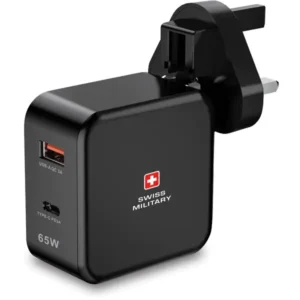 Swiss Military Power Station PD AC-Charger 65W, Black